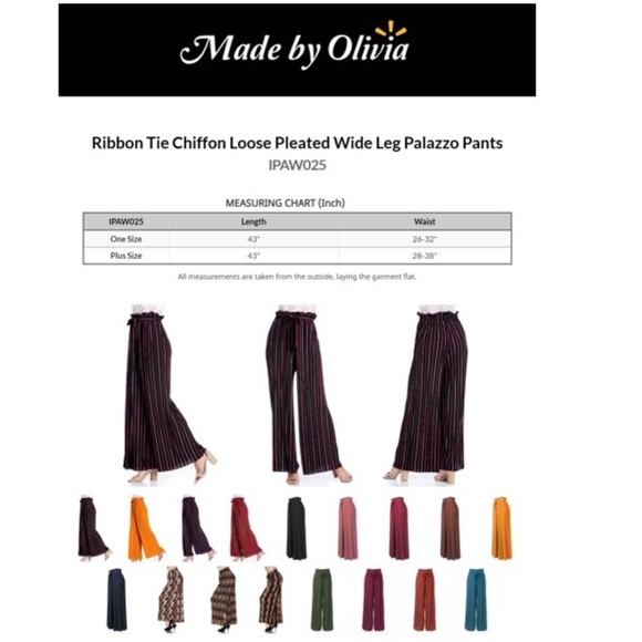 Red Wide Leg Palazzo Pants - Picture 4 of 9